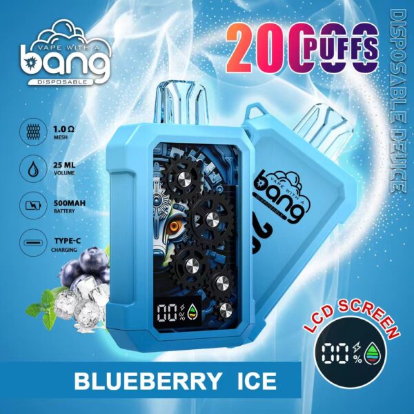 Bang Gear 20K – 20000 Puffs Rechargeable Disposable Vape with LCD Screen