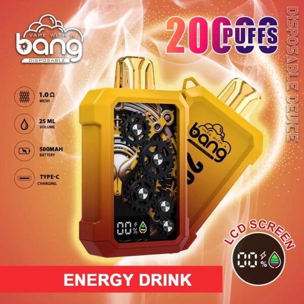 Bang Gear 20K – 20000 Puffs Rechargeable Disposable Vape with LCD Screen