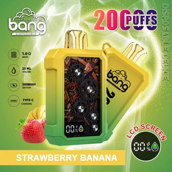 Bang Gear 20K – 20000 Puffs Rechargeable Disposable Vape with LCD Screen