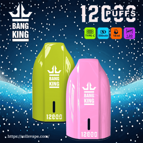 Bang King Porsche Edition 12000 Puffs – Rechargeable Vape with Type-C Port