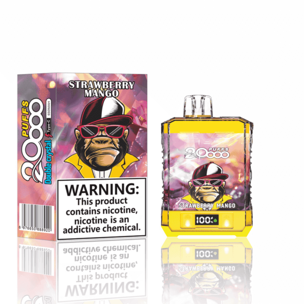 Bang King Coloor 20000 Puffs Vape | Double Crystal Disposable | Bulk Wholesale