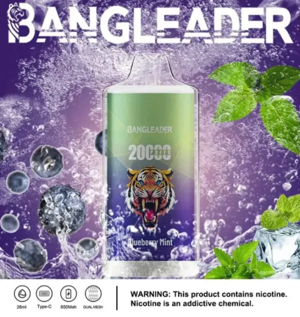 Bang Leader 20000 Puffs Disposable Vape – Dual Flavor, Smooth Hits, Long-Lasting Power