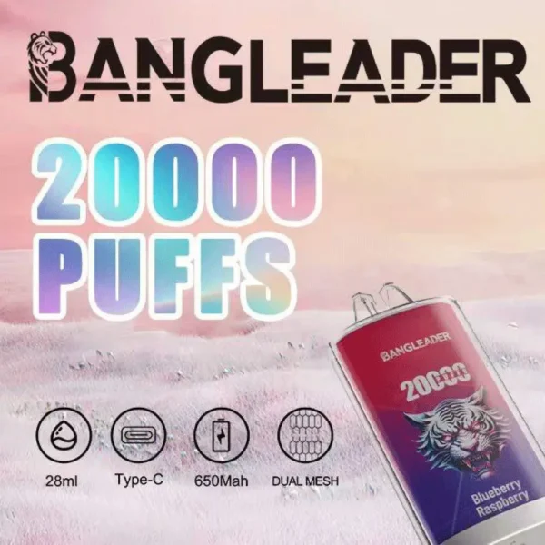 Bang Leader 20000 Puffs Disposable Vape – Dual Flavor, Smooth Hits, Long-Lasting Power