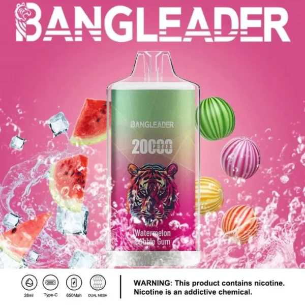 Bang Leader 20000 Puffs Disposable Vape – Dual Flavor, Smooth Hits, Long-Lasting Power