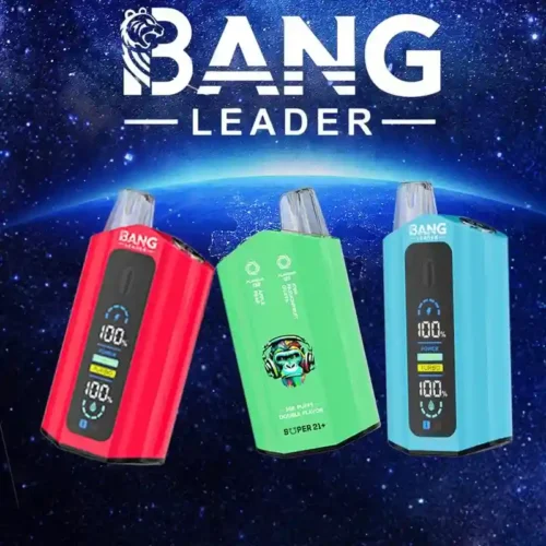 Bang Leader 50K Disposable Vape – Double Flavor, 2%/3%/5% Nicotine, LCD Screen
