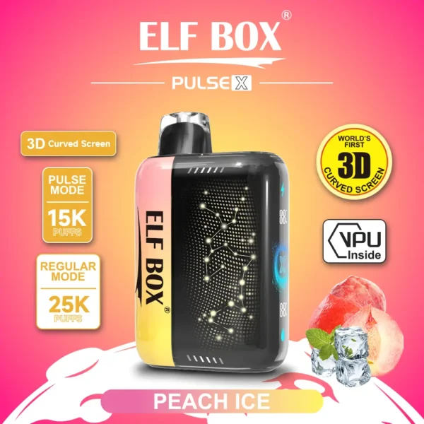 ELF Box Pulse X 25000 – 25K Puffs Disposable Vape in Gypsophila Flavor | Hottest Pick!