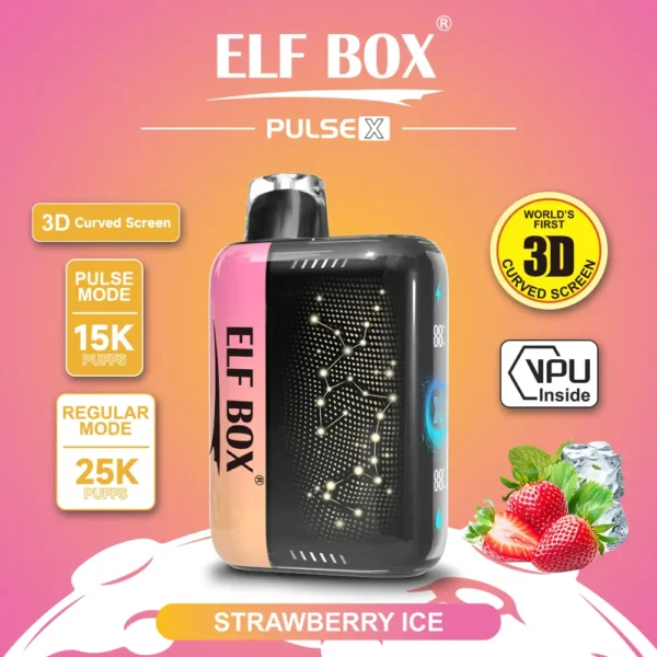 ELF Box Pulse X 25000 – 25K Puffs Disposable Vape in Gypsophila Flavor | Hottest Pick!