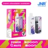 JNR Power Mate 30000 Puffs Disposable Vape – 5000mAh Power Bank, Smart Screen, Dual Function Vaping Powerhouse