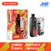 JNR Power Mate 30000 Puffs Disposable Vape – 5000mAh Power Bank, Smart Screen, Dual Function Vaping Powerhouse