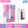 JNR Power Mate 30000 Puffs Disposable Vape – 5000mAh Power Bank, Smart Screen, Dual Function Vaping Powerhouse