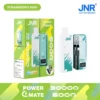JNR Power Mate 30000 Puffs Disposable Vape – 5000mAh Power Bank, Smart Screen, Dual Function Vaping Powerhouse