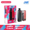 JNR Power Mate 30000 Puffs Disposable Vape – 5000mAh Power Bank, Smart Screen, Dual Function Vaping Powerhouse