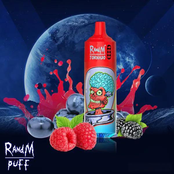RandM Tornado Pro 9000 Puffs – LED Display Disposable Vape by Fumot