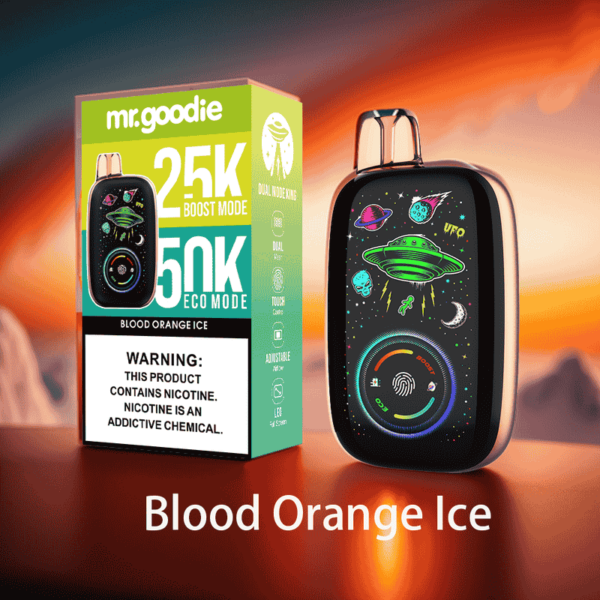 Mr.Goodie King 50000 | Dual Mode Vape with LED Display, Dual Coil & Fast Charge | 2–5% Nicotine