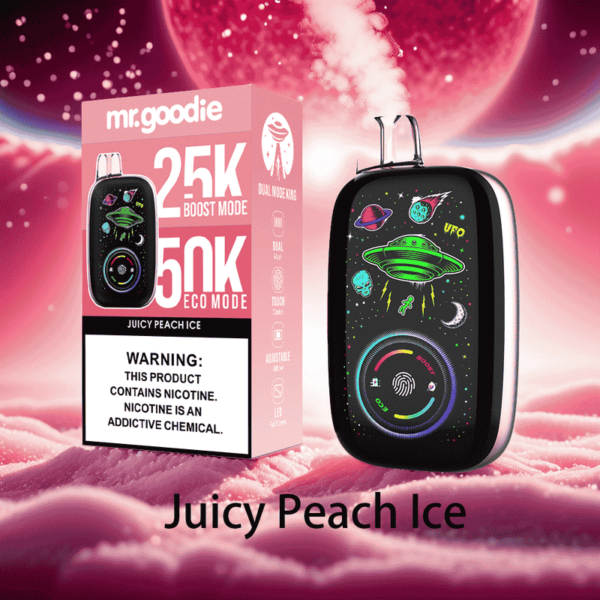 Mr.Goodie King 50000 | Dual Mode Vape with LED Display, Dual Coil & Fast Charge | 2–5% Nicotine