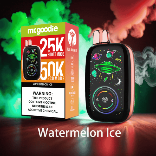Mr.Goodie King 50000 | Dual Mode Vape with LED Display, Dual Coil & Fast Charge | 2–5% Nicotine