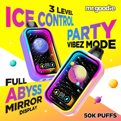 Mr.Goodie 50000 Puffs Disposable Vape – Adjustable Cooling & Dual Mesh Coil