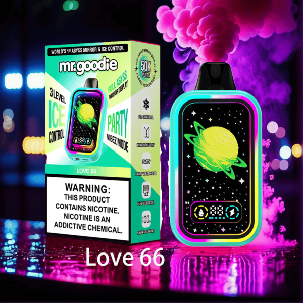 Mr.Goodie 50000 Puffs Disposable Vape – Adjustable Cooling & Dual Mesh Coil