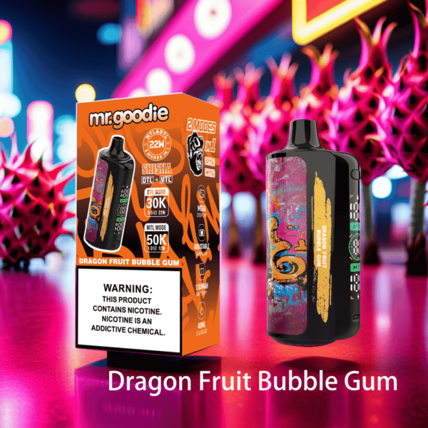 Mr.Goodie Shisha 50000 Puffs | Dual Mode DTL & MTL | LCD Screen Disposable Vape