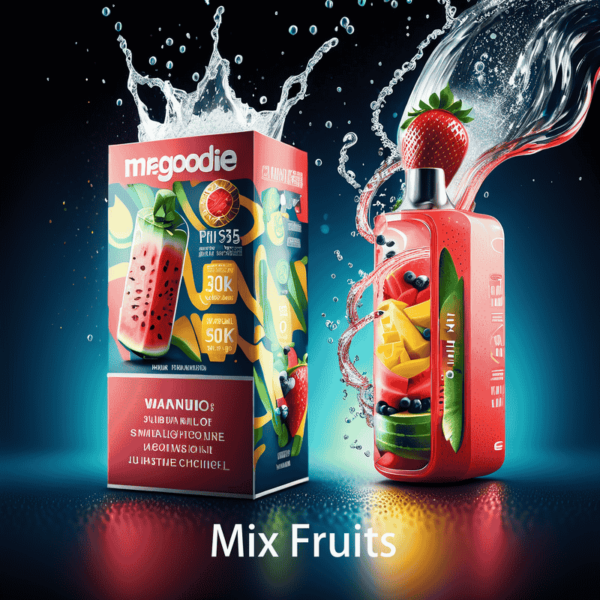 Mr.Goodie Shisha 50000 Puffs | Dual Mode DTL & MTL | LCD Screen Disposable Vape