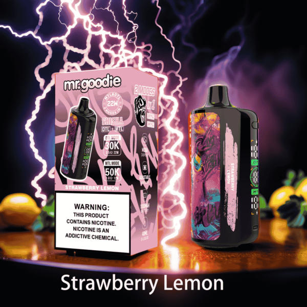 Mr.Goodie Shisha 50000 Puffs | Dual Mode DTL & MTL | LCD Screen Disposable Vape