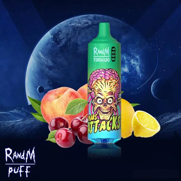 RandM Tornado Pro 9000 Puffs – LED Display Disposable Vape by Fumot