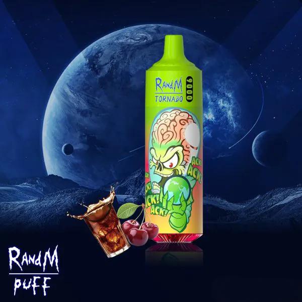 RandM Tornado Pro 9000 Puffs – LED Display Disposable Vape by Fumot