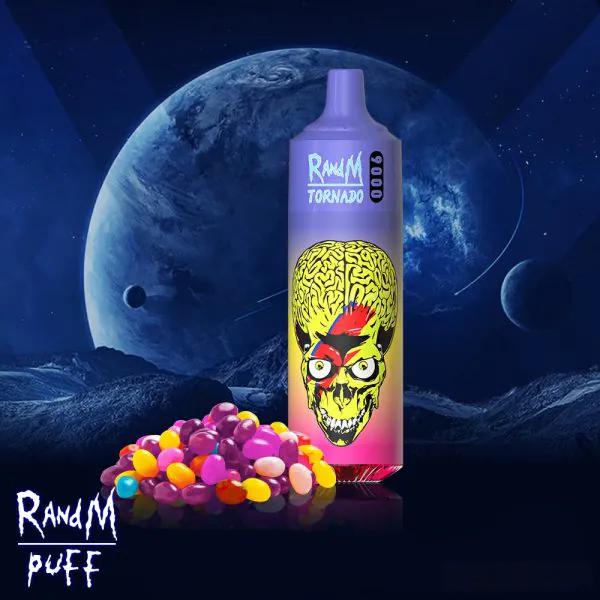RandM Tornado Pro 9000 Puffs – LED Display Disposable Vape by Fumot