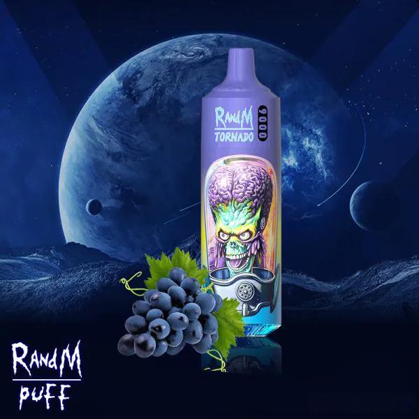 RandM Tornado Pro 9000 Puffs – LED Display Disposable Vape by Fumot
