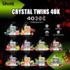 Uwin Twins Crystal 40000 Puffs Dual Flavor Disposable Vape with LED Display – 2-in-1 Power & Style
