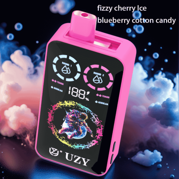 UZY Tornado 30000 Puffs Disposable Vape – Dual Flavor & RGB Screen Display