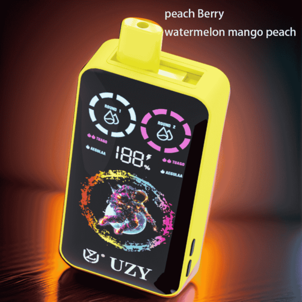 UZY Tornado 30000 Puffs Disposable Vape – Dual Flavor & RGB Screen Display
