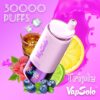 VapSolo Triple 30000 Puffs – Triple Flavor Disposable Vape with 45mL E-liquid, LCD Screen & Type-C Charging