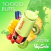 VapSolo Triple 30000 Puffs – Triple Flavor Disposable Vape with 45mL E-liquid, LCD Screen & Type-C Charging