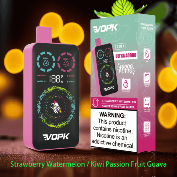 VOPK Ultra 40000 – Dual Flavor Disposable Vape with RGD Screen & Massive 40K Puffs