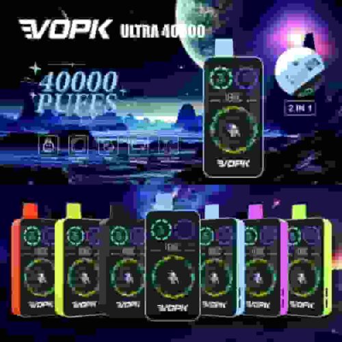 VOPK Ultra 40000 – Dual Flavor Disposable Vape with RGD Screen & Massive 40K Puffs