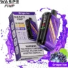 Waspe 30,000 Puffs Disposable Vape – Dual Mesh Coils, LCD Display, Rechargeable