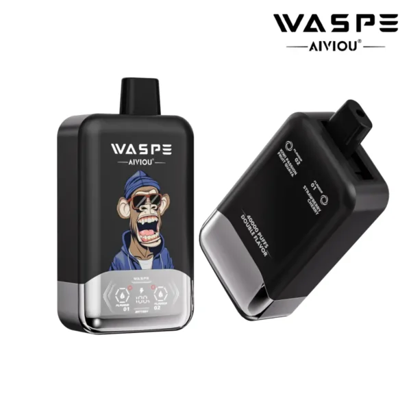WASPE 40K Puffs Disposable Vape – Dual Taste, Smart Display, Type-C Rechargeable