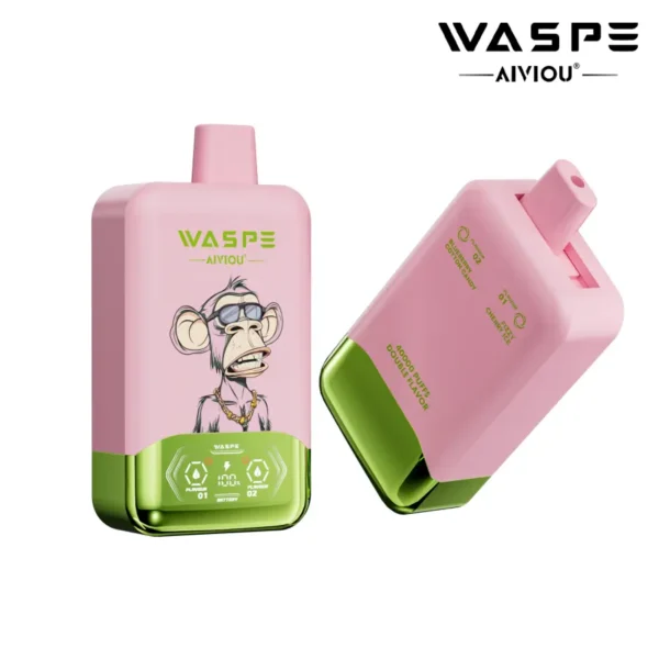 WASPE 40K Puffs Disposable Vape – Dual Taste, Smart Display, Type-C Rechargeable