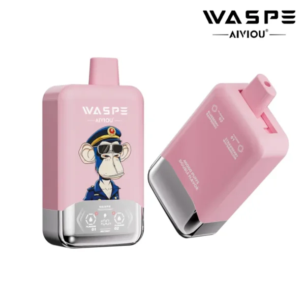 WASPE 40K Puffs Disposable Vape – Dual Taste, Smart Display, Type-C Rechargeable