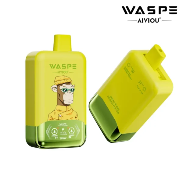 WASPE 40K Puffs Disposable Vape – Dual Taste, Smart Display, Type-C Rechargeable