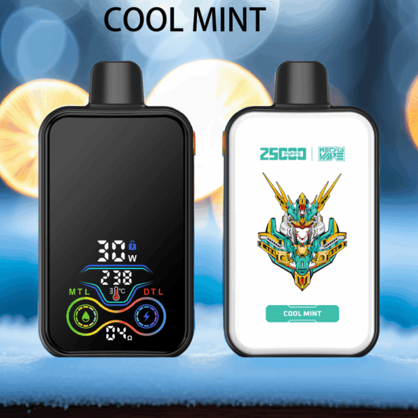ATVS 25000 Puffs Disposable Vape – Dual Mesh Coils, 28mL E-Liquid, Smart Display