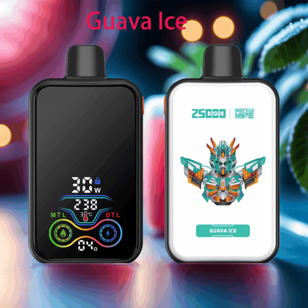 ATVS 25000 Puffs Disposable Vape – Dual Mesh Coils, 28mL E-Liquid, Smart Display