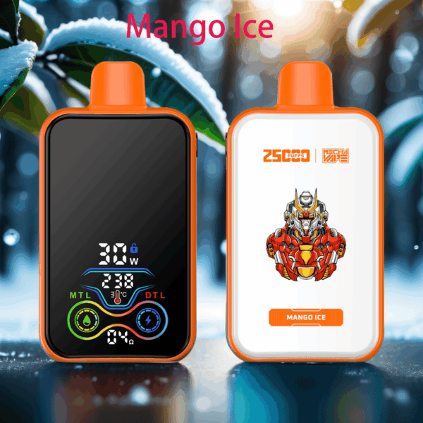 ATVS 25000 Puffs Disposable Vape – Dual Mesh Coils, 28mL E-Liquid, Smart Display