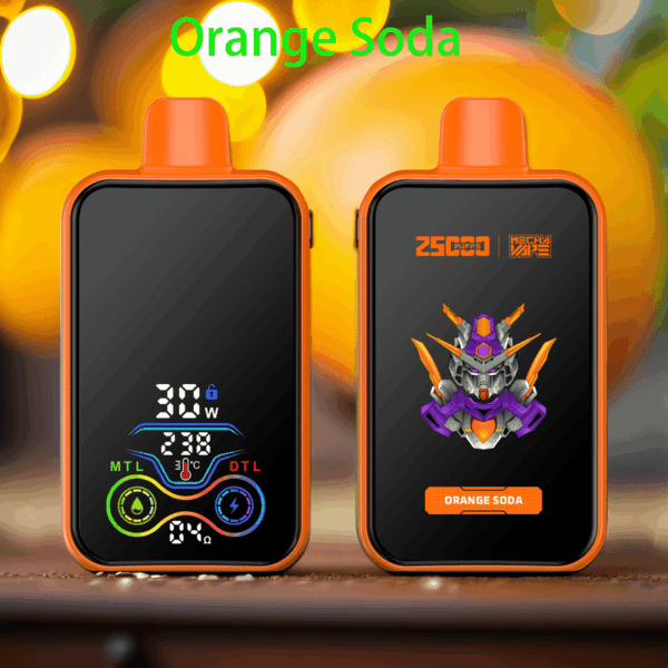 ATVS 25000 Puffs Disposable Vape – Dual Mesh Coils, 28mL E-Liquid, Smart Display