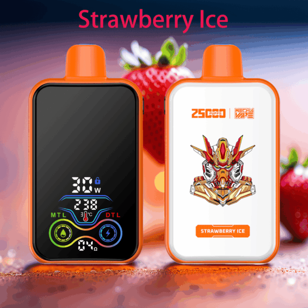 ATVS 25000 Puffs Disposable Vape – Dual Mesh Coils, 28mL E-Liquid, Smart Display