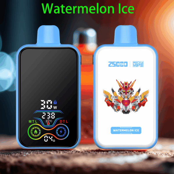 ATVS 25000 Puffs Disposable Vape – Dual Mesh Coils, 28mL E-Liquid, Smart Display