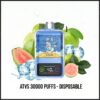 ATVS Cloud 30000 Puffs Disposable Vape – 40W Power Dual Mesh Coil 30mL E-liquid Adjustable Airflow