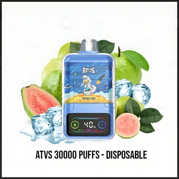 ATVS Cloud 30000 Puffs Disposable Vape – 40W Power Dual Mesh Coil 30mL E-liquid Adjustable Airflow