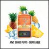 ATVS Cloud 30000 Puffs Disposable Vape – 40W Power Dual Mesh Coil 30mL E-liquid Adjustable Airflow